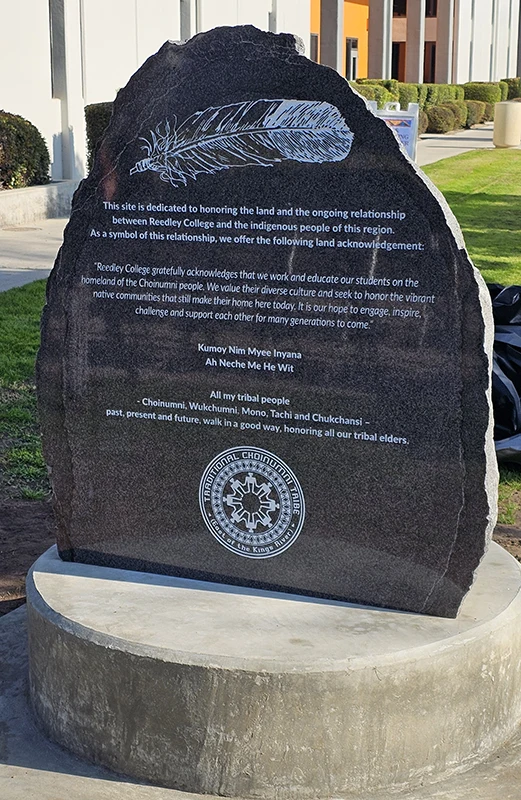 Choinumni Monument Dedication