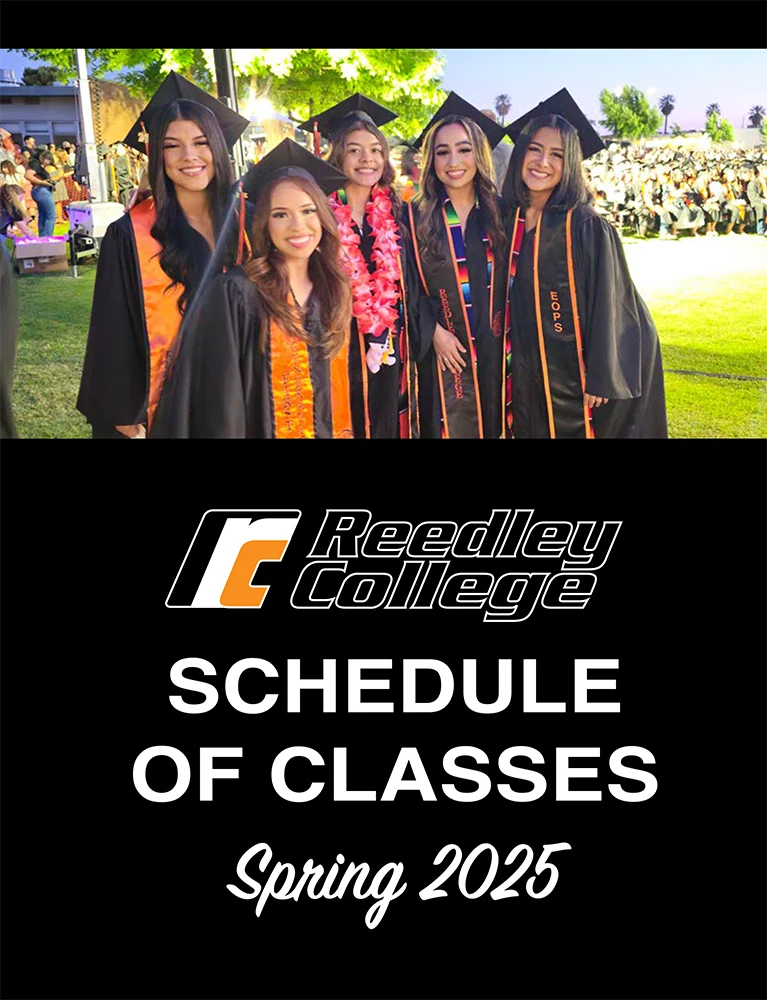 Spring 2025 Schedule Cover